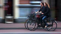 El uso de la bicicleta como transporte ha aumentado.