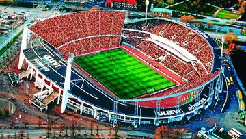 An overall file view of New Ullevi football stadium in Gothenburg, Sweden, which The European Football Union (UEFA) Wednesday, March 26, 2003 named as host of the UEFA Cup final May 19, 2004. The stadium has in the past hosted the UEFA Cup Winners Cup fin