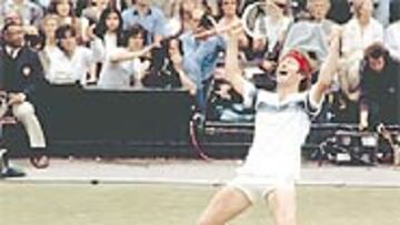 <b>EL FIN DE BORG.</b> Wimbledon 1981. Gana McEnroe y es el fin de Borg.