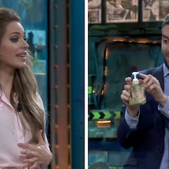 El fail de Broncano con el gel y Vanesa Romero: "Ha salido el chorrazo para todos lados..."
