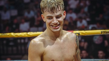 Álex Usieto en su última pelea.