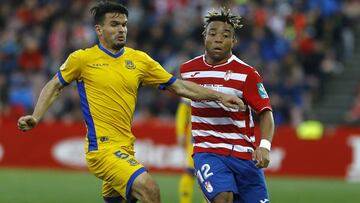 Errasti durante el partido del Alcorcón en Granada.