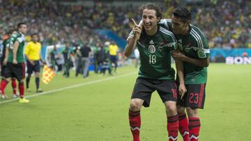 Andr&eacute;s Guardado cuando dec&iacute;a que no le temblaban las piernas.