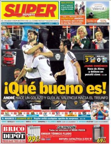 Portadas de la prensa deportiva