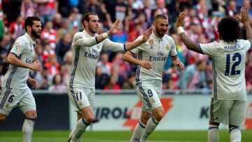 Real Madrid gana en San Mamés con James en el banco