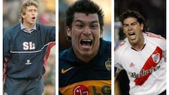 Chilenos que han estado en los cinco grandes de Argentina