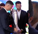 La reacción de Cristiano al homenaje de Portugal a Diogo Jota