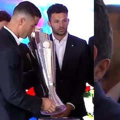 La reacción de Cristiano al homenaje de Portugal a Diogo Jota