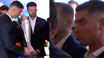 La reacción de Cristiano al homenaje de Portugal a Diogo Jota