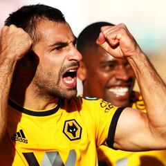Así les fue a los cedidos: Jonny, goleador en el Wolverhampton