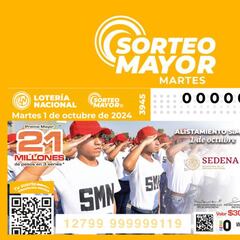 Resultados Sorteo Mayor 3945: lista de ganadores y premios, hoy 1 de octubre del 2024