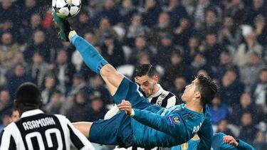 La chilena de CR7 en Turín.