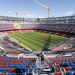 Así avanzan las obras del Spotify Camp Nou