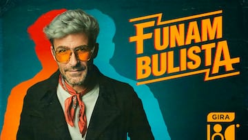 Imagen de promoción del concierto de Funambulista.