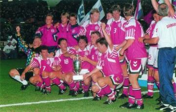 Denmark were the surprise package winning Sweden 1992 Euros.