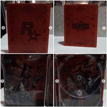 La edición metálica de Red Dead Redemption 2 tiene hueco para dos discos