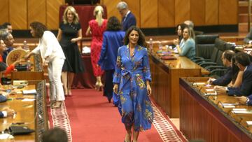 nac 15    Sevilla 14/07/2022  composición del  parlamento de Andalucía . Macarena Olona  . Foto.Alejandro Ruesga 