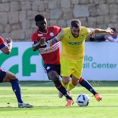 El Lille frenó a un Cádiz que no encontró su mejor versión