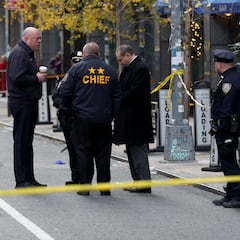 Who is the wife of Brian Thompson, Paulette Thompson, and how many children does he leave behind?