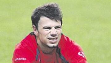 <b>INSTINTO NATO. </b>Kezman marcó dos goles en la sesión de ayer.