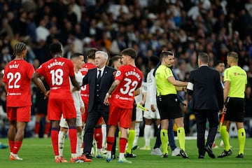 Ancelotti, tras el partido ante el Sevilla.