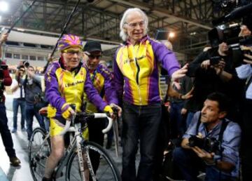 El ciclista franc¨¦s de 105 a?os que bate el r¨¦cord de la hora