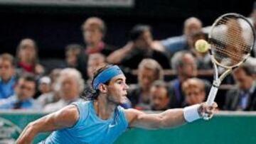 <b>GANADOR. </b>Rafa volvió a París: para ganar.