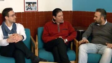 Entrevista de Puzone sobre el partido de barro con Maradona