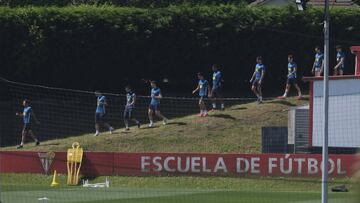 Primer partido de entrenamiento en Mareo después de tres meses