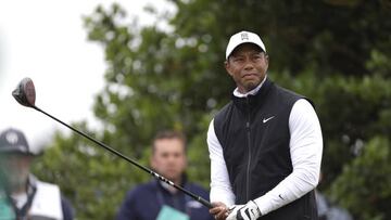 El golfista estadounidense Tiger Woods, durante el The Open en el Old Course de St Andrews.