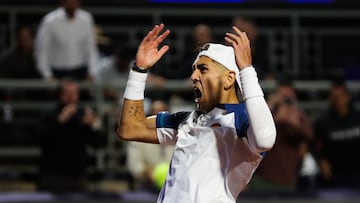 Tenis, Alejandro Tabilo vs Thiago Tirante
El tenista Alejandro Tabilo de Chile celebra el triunfo en contra de Thiago Tirante de Argentina por el ATP 250 de Santiago 2026 en el Club Deportivo San Carlos de Apoquindo en Santiago, Chile.
26/02/2026
Felipe Zanca/Photosport
Tennis, Alejandro Tabilo vs Thiago Tirante
The tennis player Alejandro Tabilo de Chile celebrate the win against of Thiago Tirante de Argentina in the match for the ATP 250 Santiago 2026 at the Club Deportivo San Carlos de Apoquindo in Santiago, Chile.
26/02/2026
Felipe Zanca/Photosport