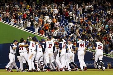 Colombia - Estados Unidos en el Marlins Park. 