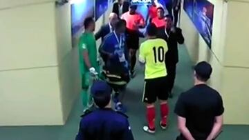 James fue a por el árbitro en el túnel de vestuarios