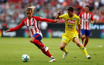 Griezmann y Jorge Frello Filho.