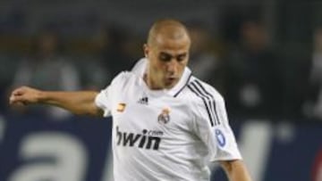 Fabio Cannavaro en su etapa en el Real Madrid