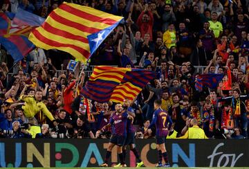 2-0. Jordi Alba celebr¨® el segundo gol.