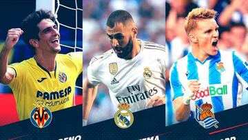 Benzema, Odegaard y Gerard Moreno luchan por ser MVP