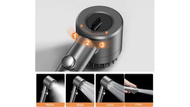 Así es la alcachofa de ducha purificante que triunfa por ser antical y proteger la piel