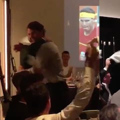 La fiesta de la Davis por dentro: Nadal, Bautista, Bruguera, Carreño, Xisca... desatados