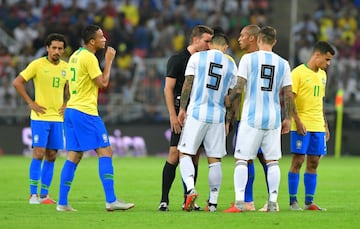 Clásico Sudamericano: Argentina-Brasil en imágenes