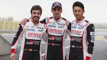 Alonso, Buemi y Nakajima.