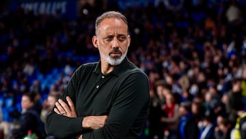 Pellegrino Matarazzo, entrenador de la Real Sociedad, en la previa del partido ante Osasuna en Anoeta