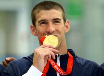 Todos los oros olímpicos de Michael Phelps