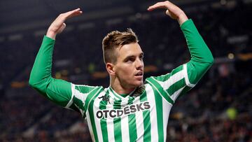 Lo Celso, con el Betis. 