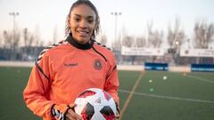 La futbolista y atleta espa&ntilde;ola Salma Paralluelo.