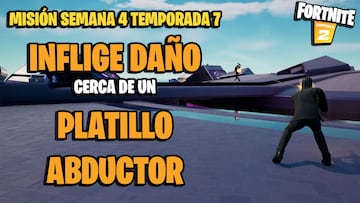 ¿Dónde están los platillos abductores en Fortnite Temporada 7?