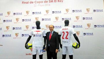 Equipación del Sevilla para la final de la Copa del Rey