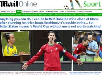 Portadas de la prensa extranjera