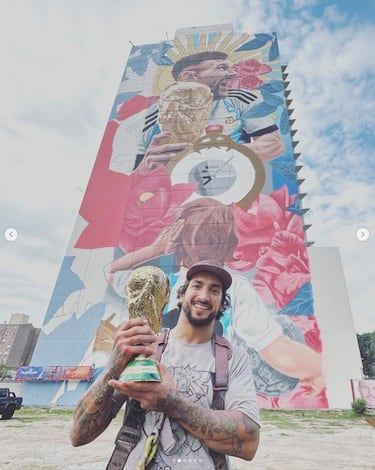 Homenaje a Messi: el mural más grande de Argentina
