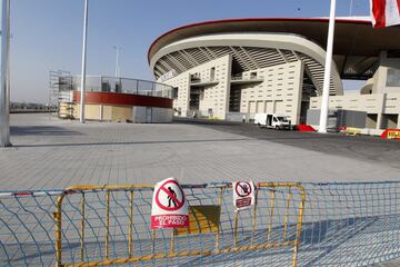 The Wanda Metropolitano is still being worked on...